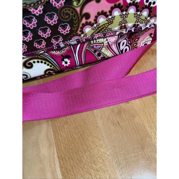 Vera Bradley Cooler Insulated Lunch Tote Bag RETIRED PRINT Paisley Pink Flowers - Picture 10 of 11